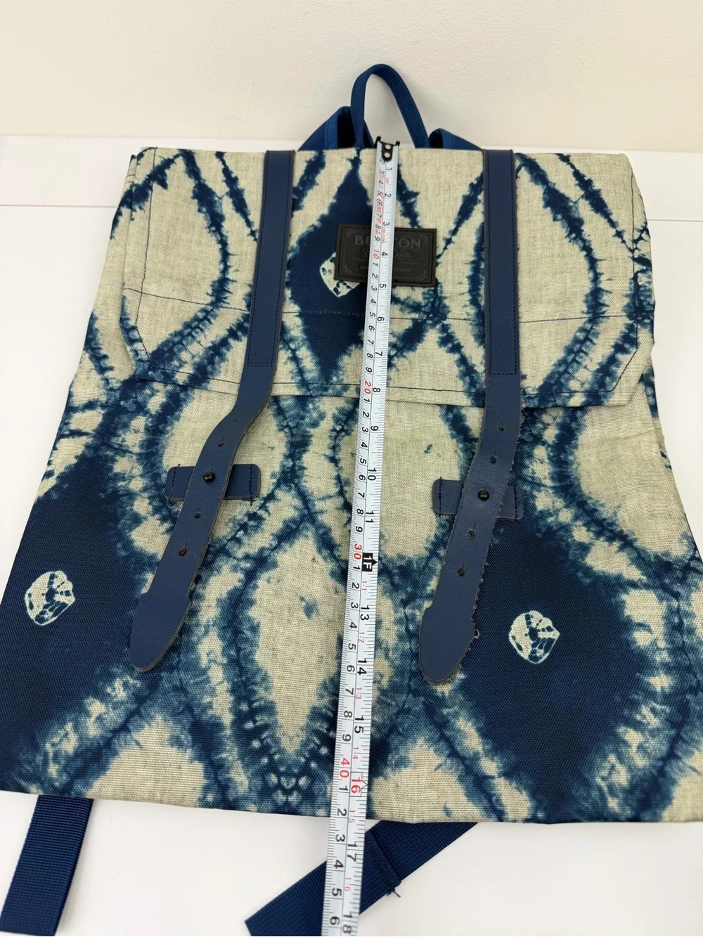 Burton Shibori Print Roll Top Backpack Laptop Commuter Travel Daypack NWOT